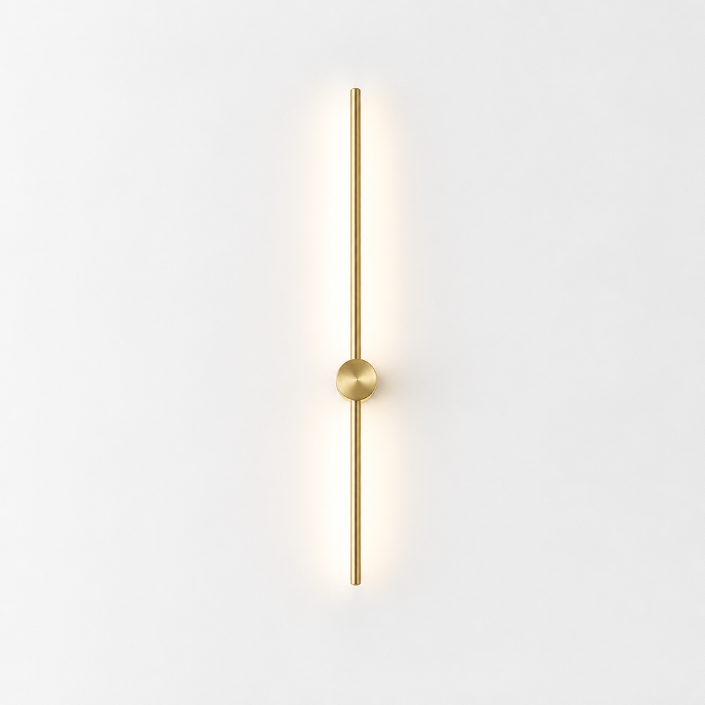 Minimalist Metal LED Linear Wall Sconce