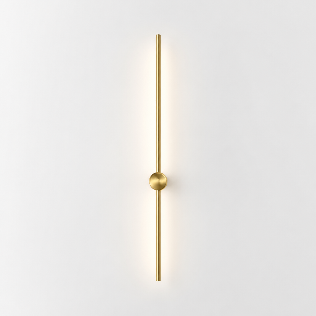 Minimalist Metal LED Linear Wall Sconce