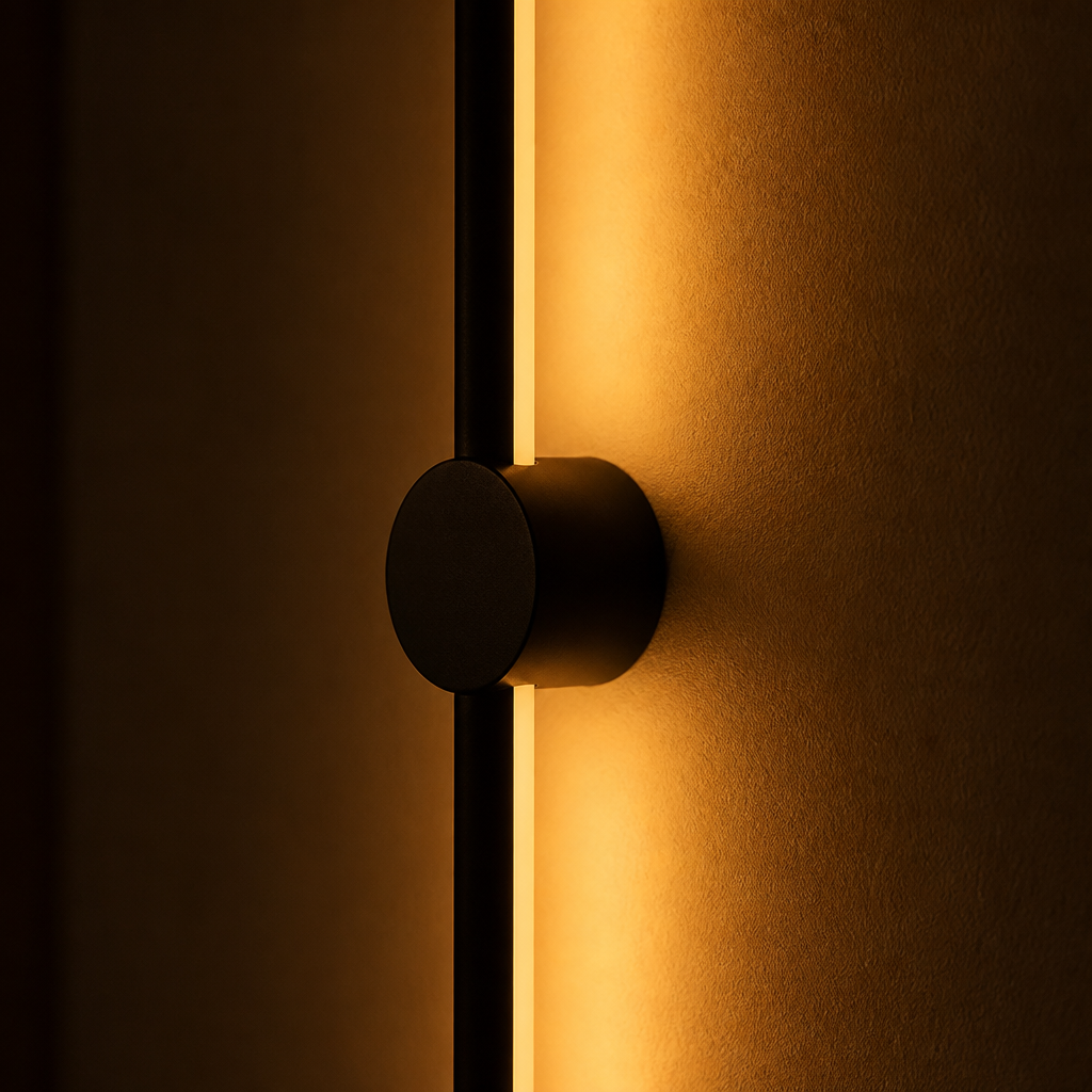 Minimalist Metal LED Linear Wall Sconce
