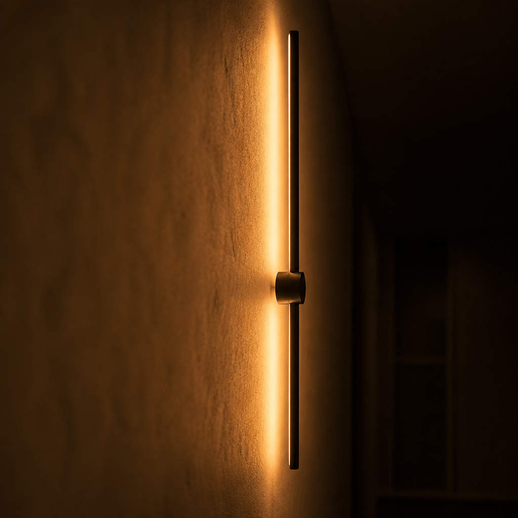 Minimalist Metal LED Linear Wall Sconce