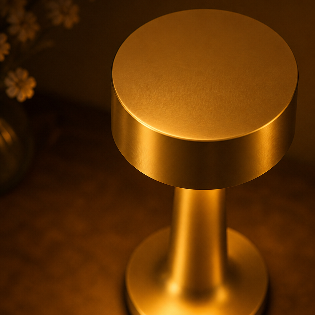 Minimalist Metal LED Touch Control Desk Lamp