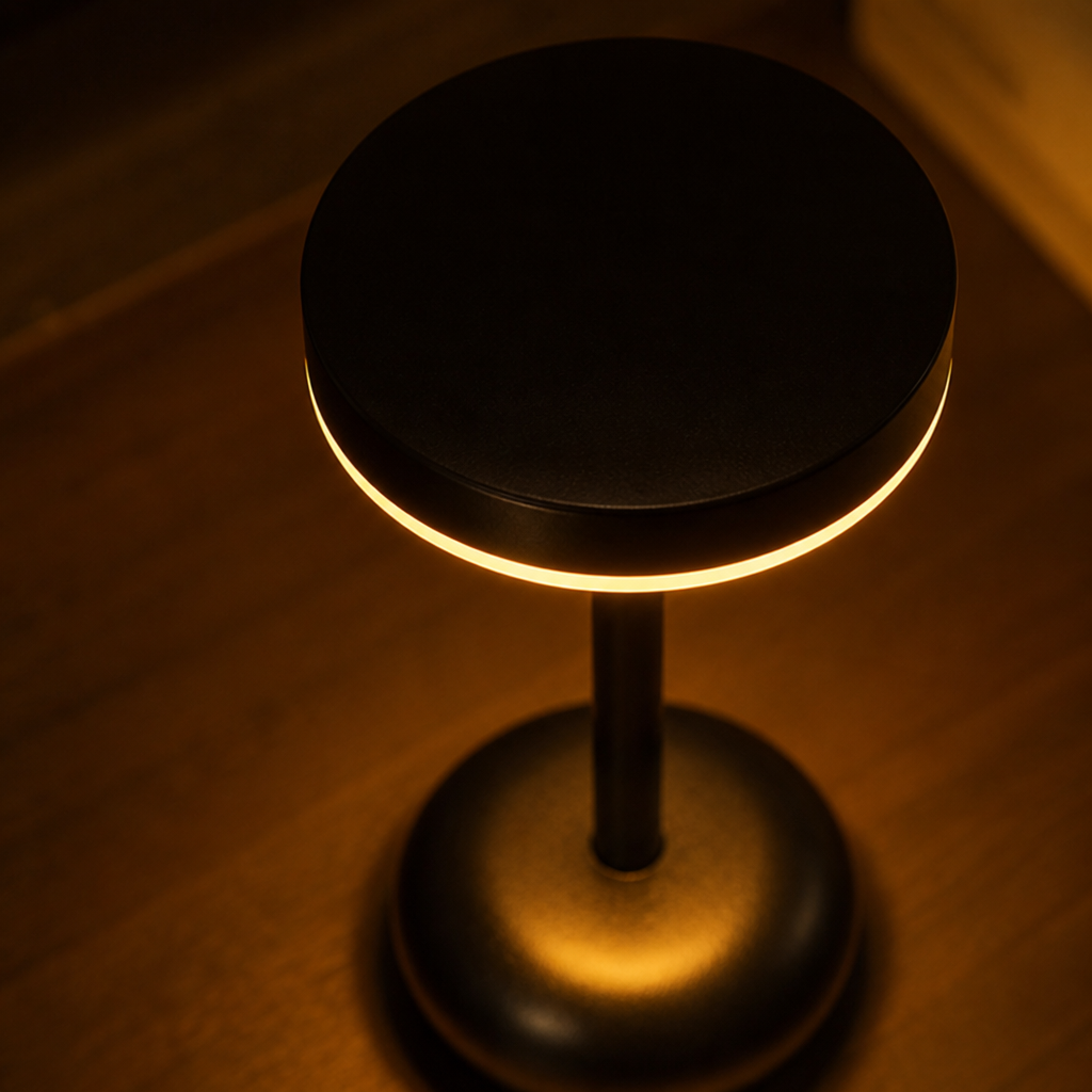Minimalist Metal LED Touch Control Desk Lamp