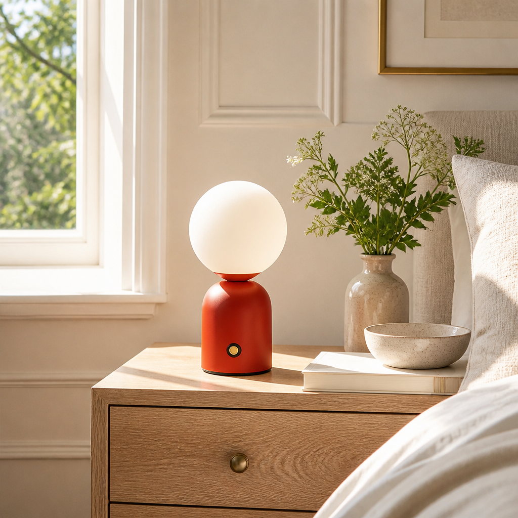 Minimalist Metal LED Touch Desk Lamp