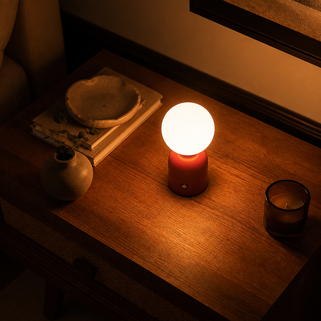 Minimalist Metal LED Touch Desk Lamp