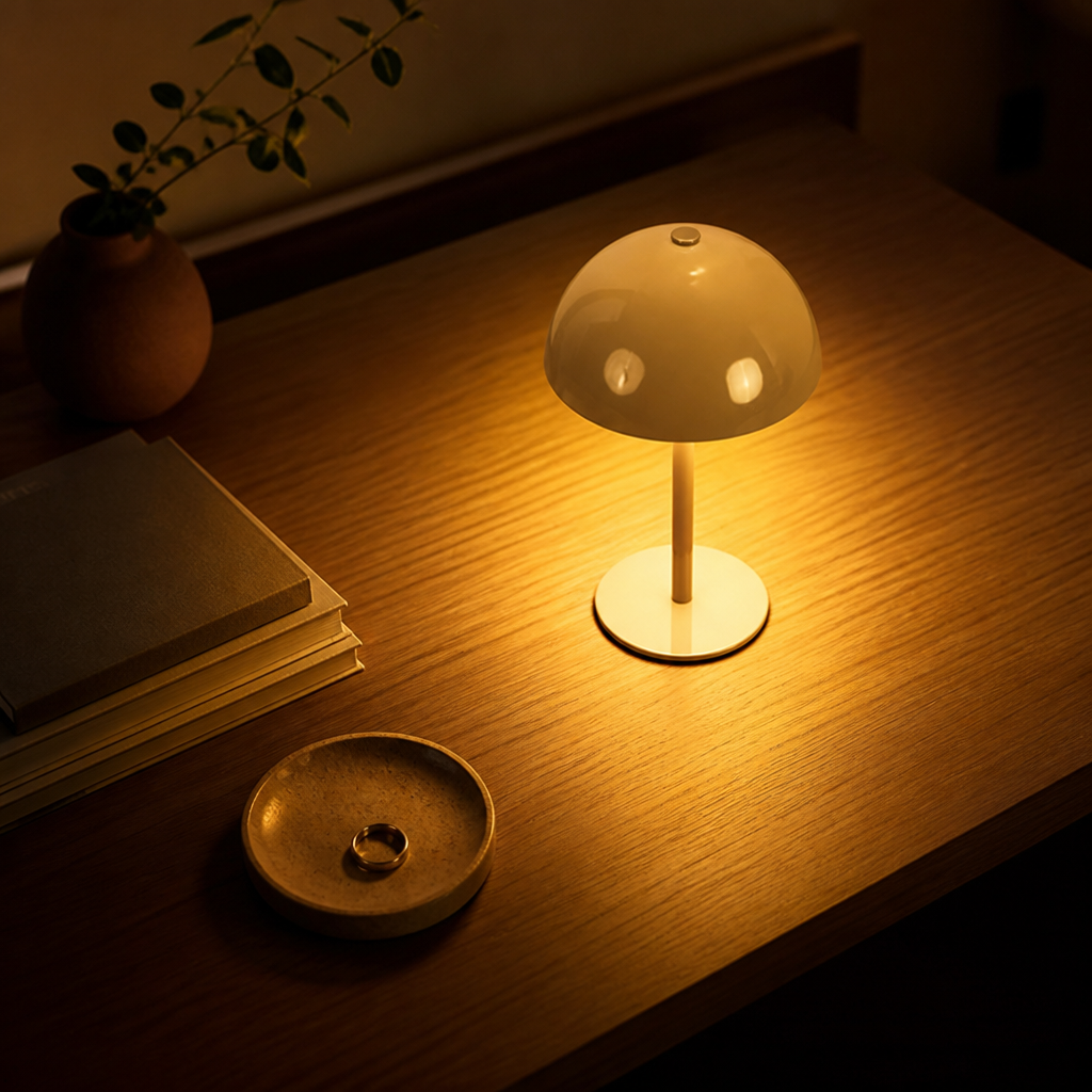 Minimalist Metal LED Touch Desk Lamp