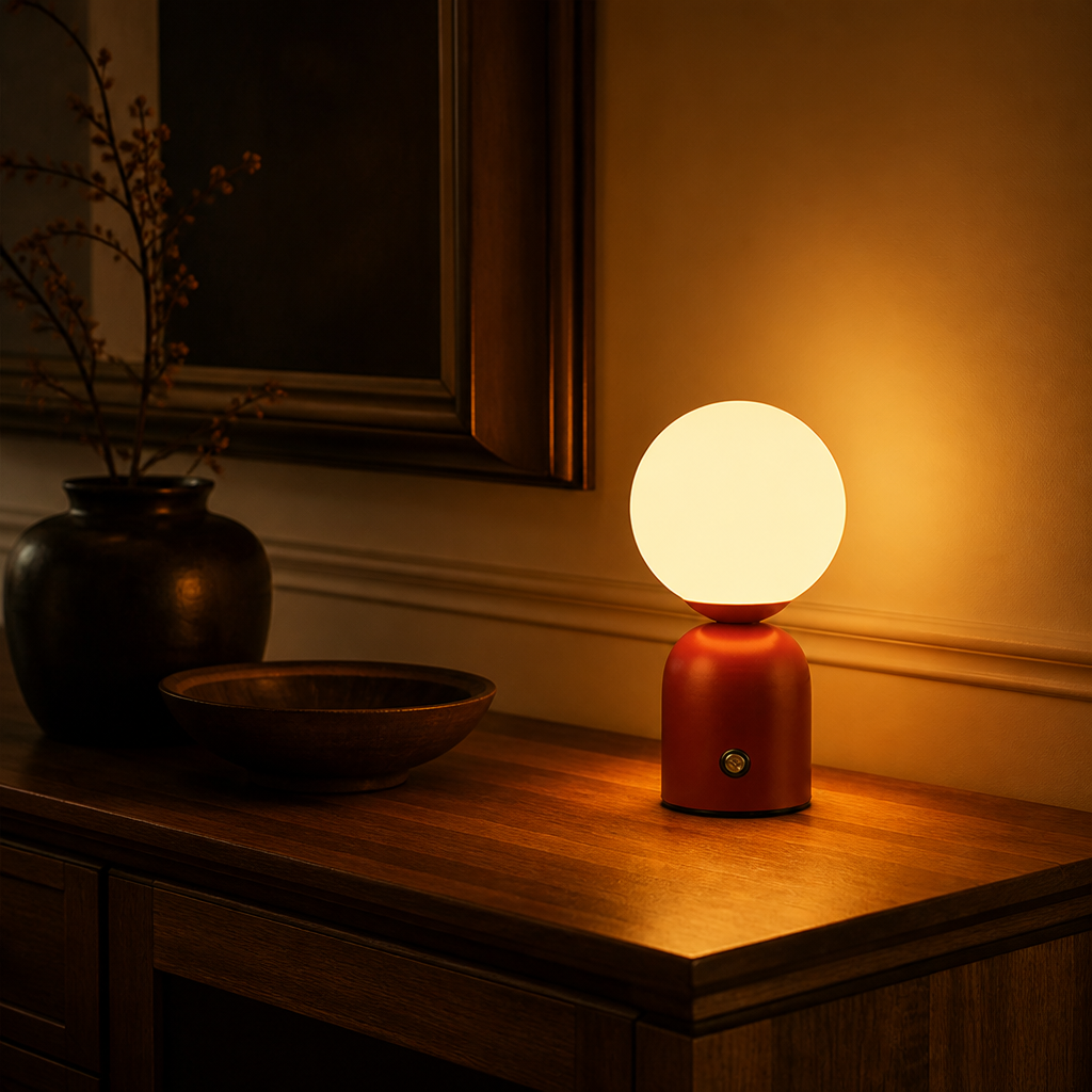 Minimalist Metal LED Touch Desk Lamp