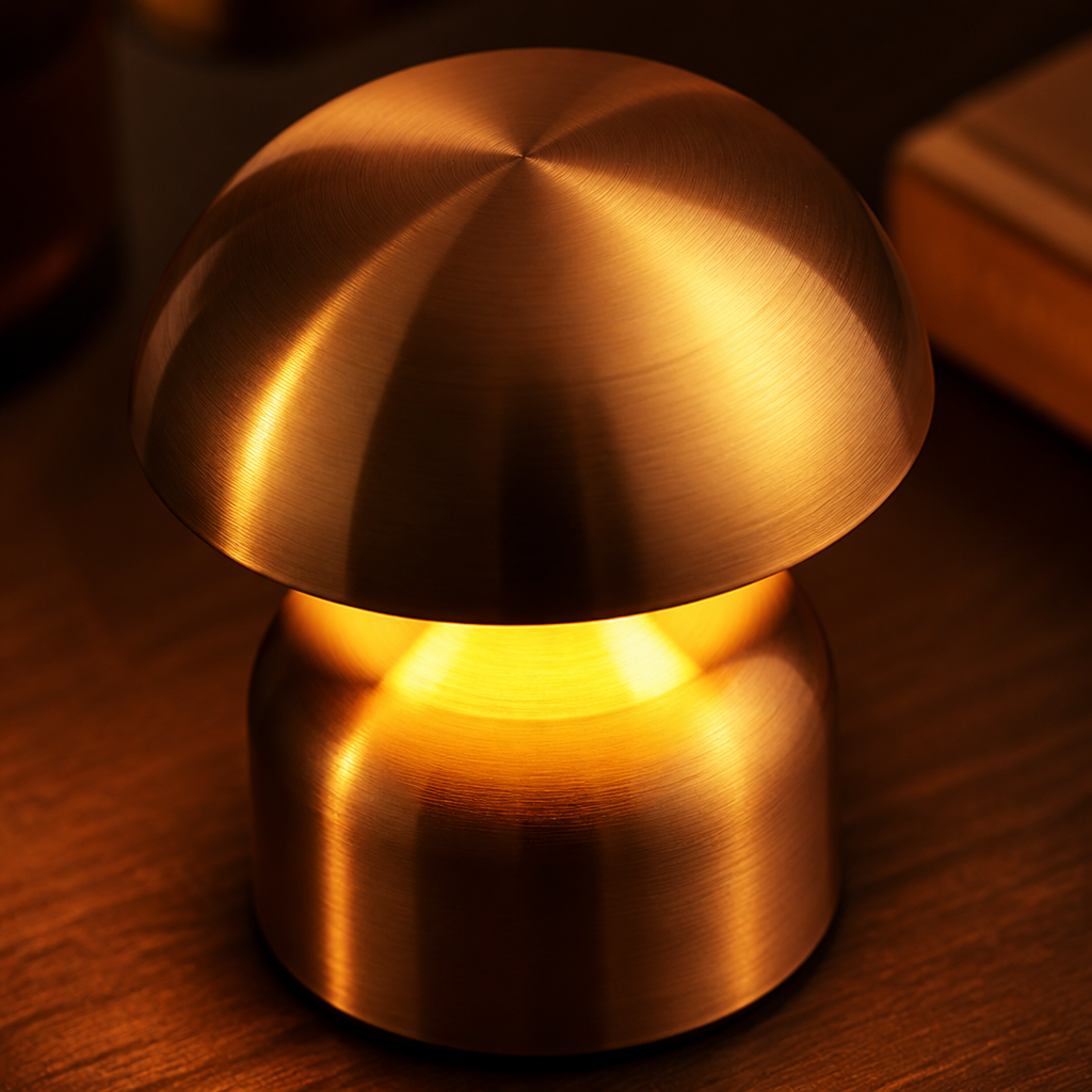 Minimalist Metal LED Touch Table Lamp