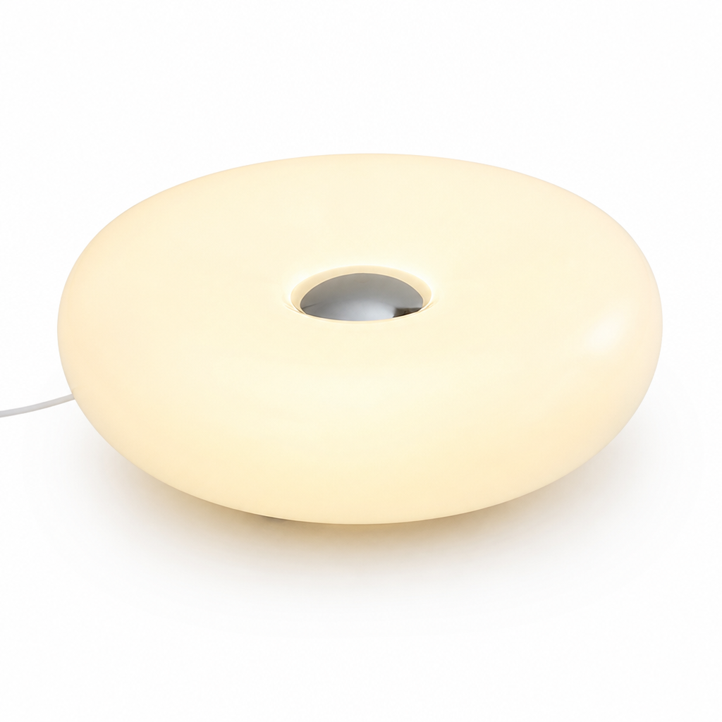 Minimalist Plastic Ring LED Table Lamp