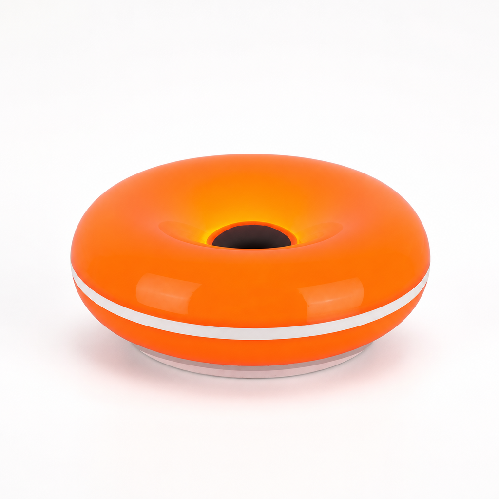 Minimalist Plastic Ring LED Table Lamp