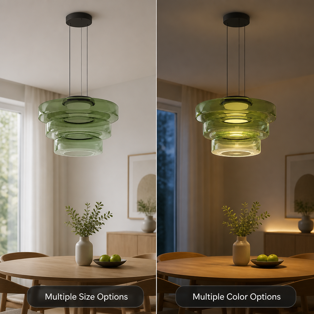 Minimalist Three-Layer Pendant Light