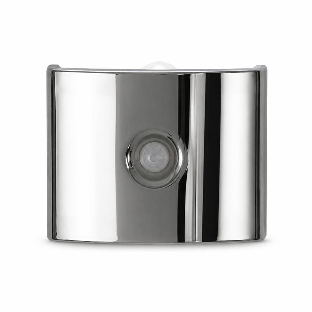 Minimalist White LED Motion Sensor Night Light
