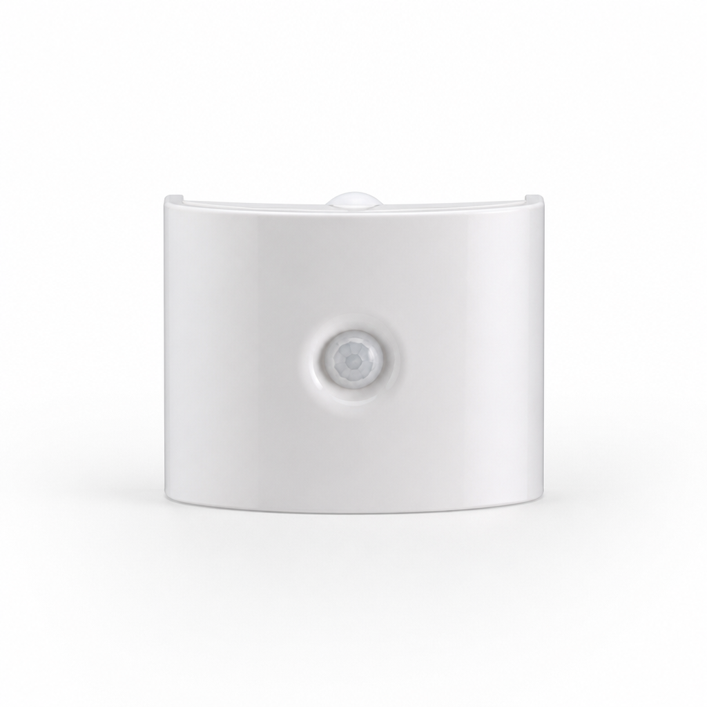 Minimalist White LED Motion Sensor Night Light