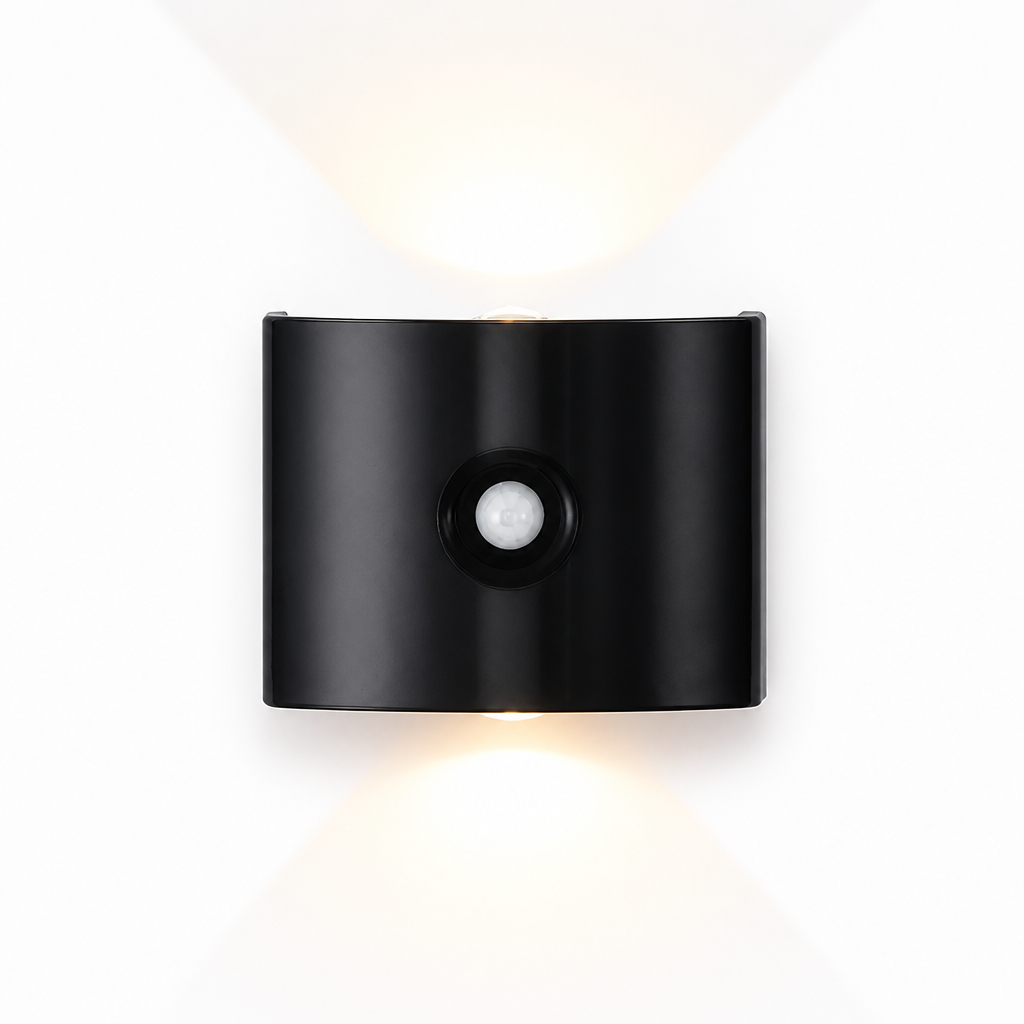 Minimalist White LED Motion Sensor Night Light