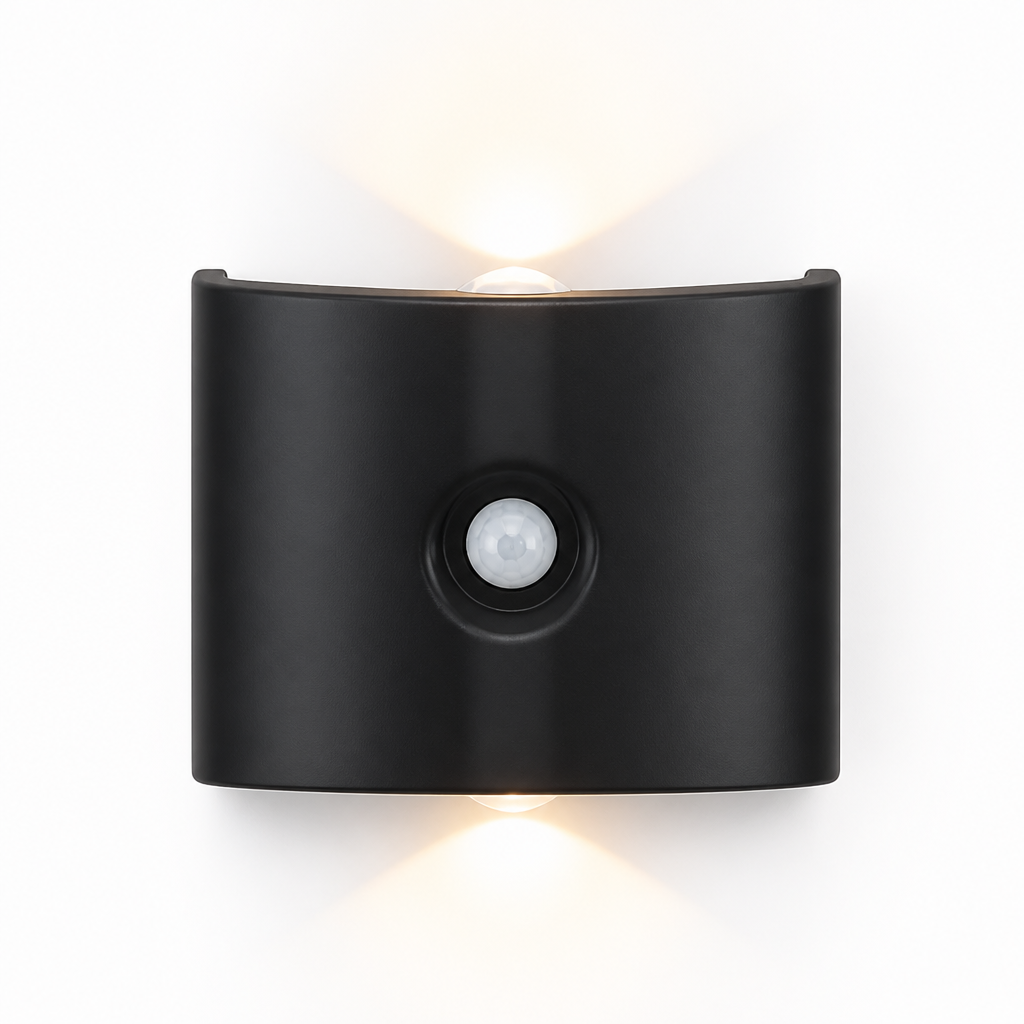 Minimalist White LED Motion Sensor Night Light