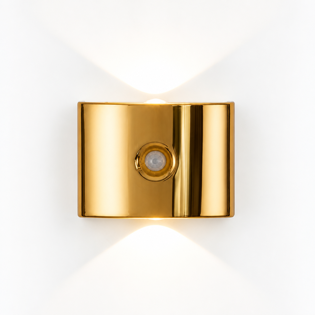 Minimalist White LED Motion Sensor Night Light