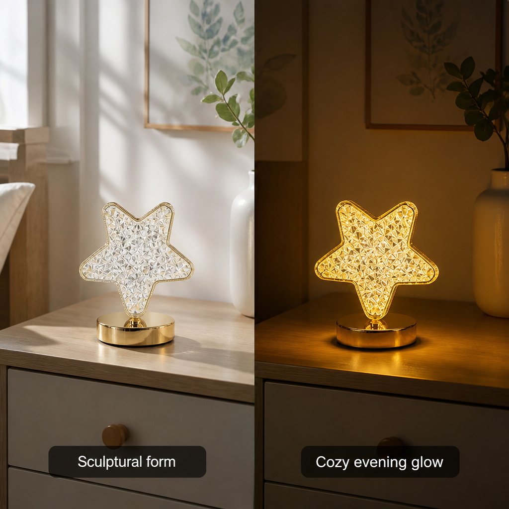 Modern Acrylic LED Touch Dimming Night Light