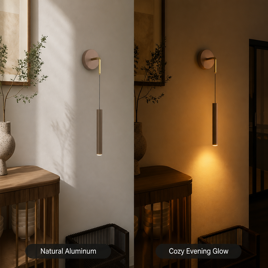 Modern Aluminum LED Adjustable Wall Sconce