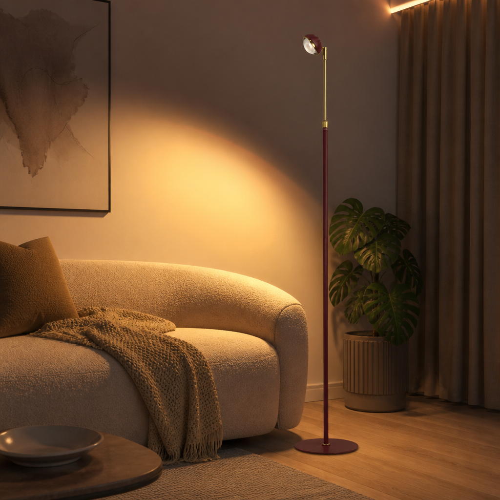 Modern Aluminum LED Vertical Floor Lamp