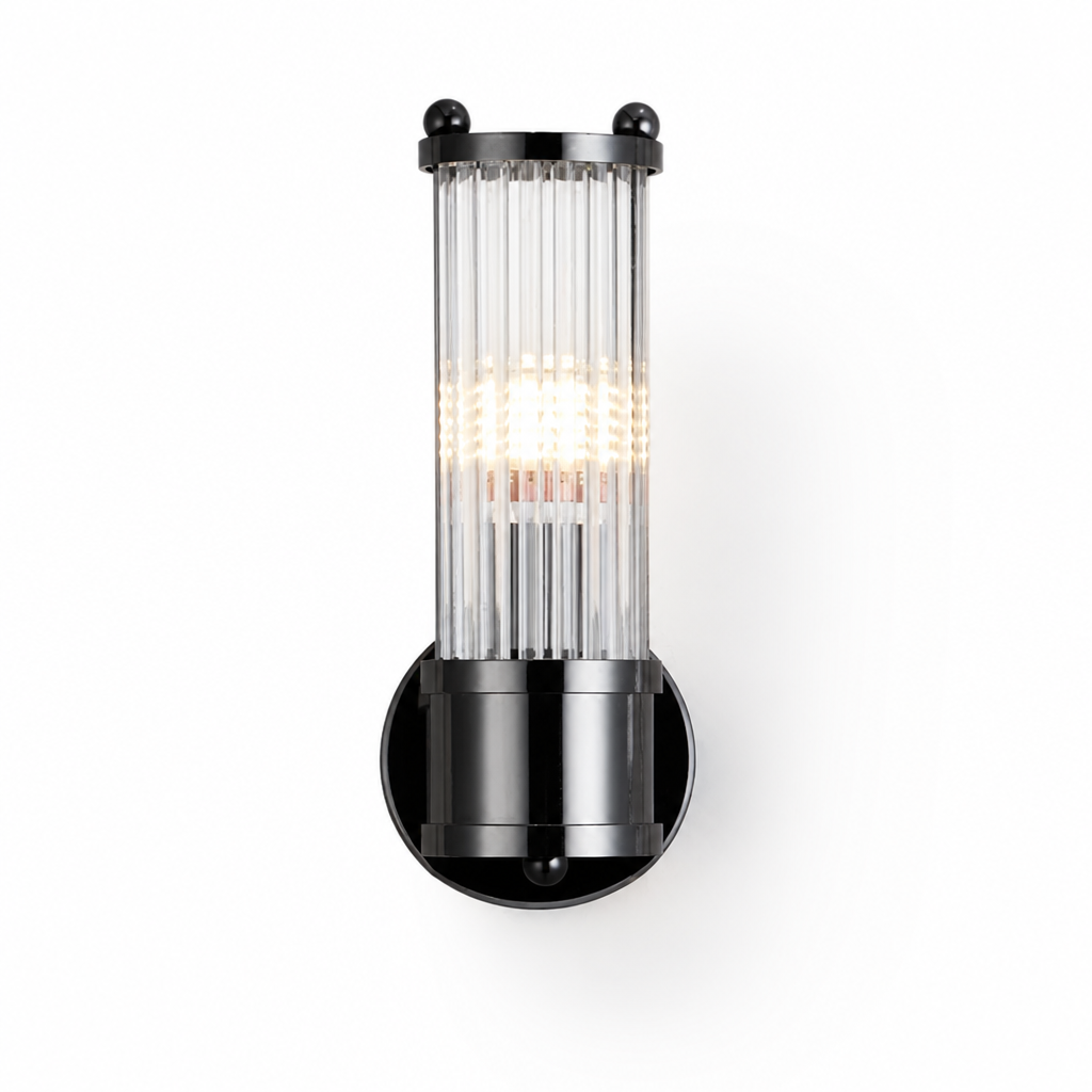 Modern Brass Crystal LED Dimmable Wall Sconce