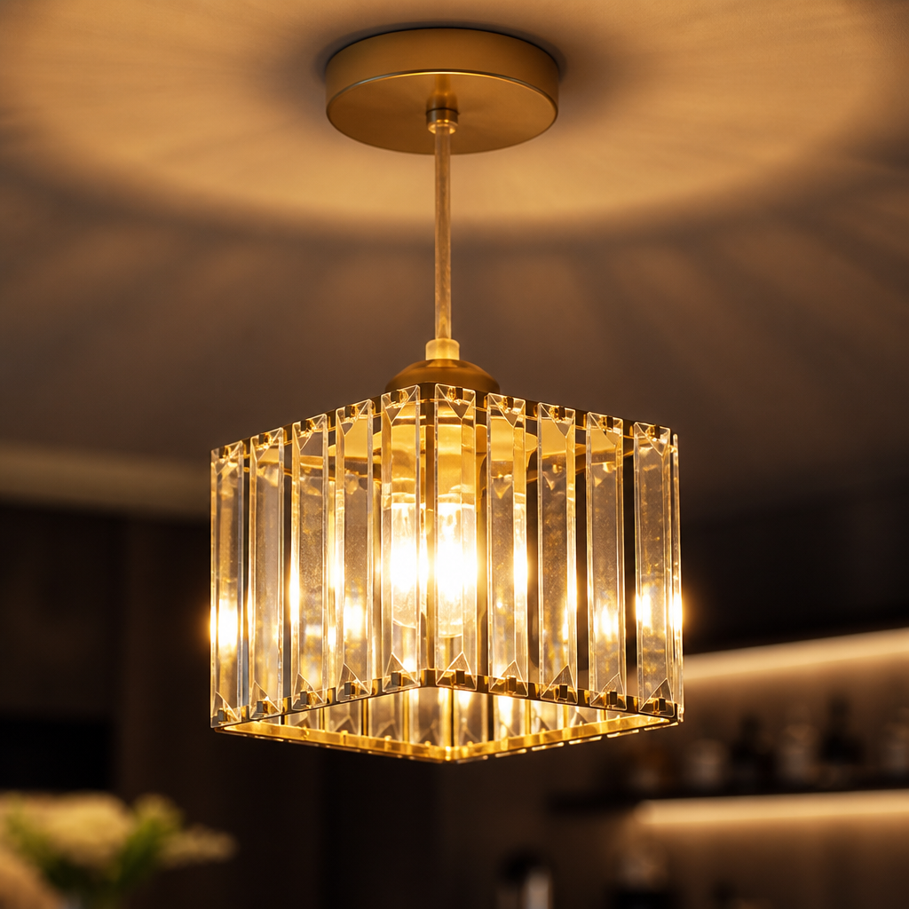 Modern Crystal LED Ceiling Light