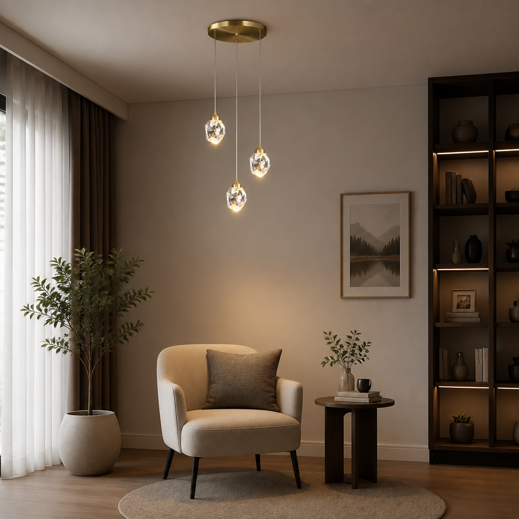 Modern Crystal LED Chandelier