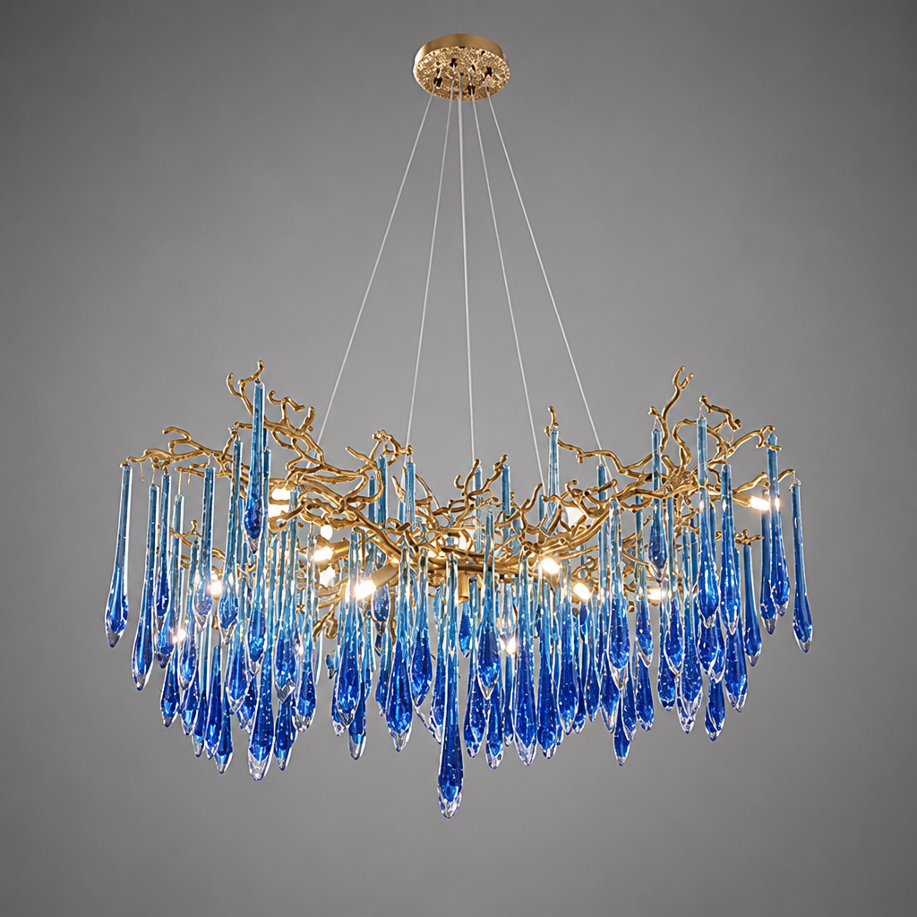 Modern Crystal LED Pendant Light