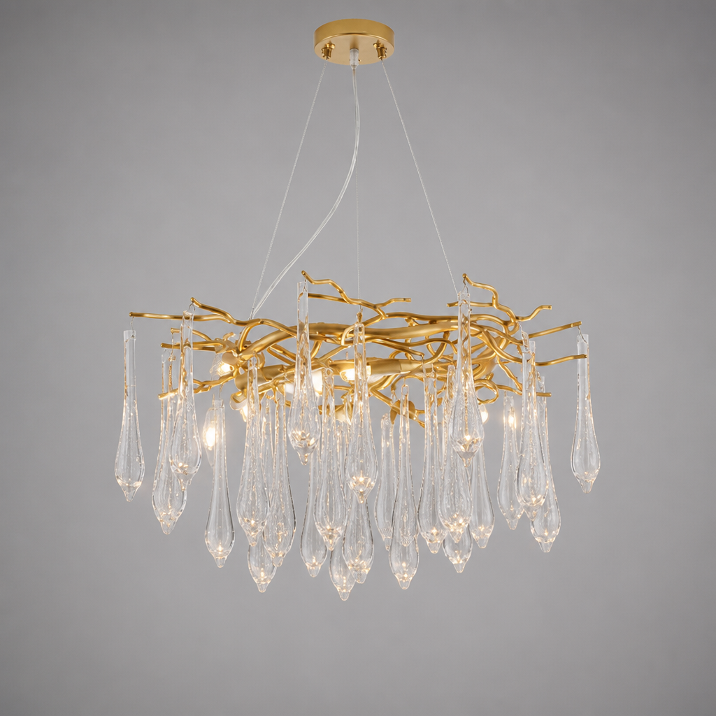 Modern Crystal LED Pendant Light