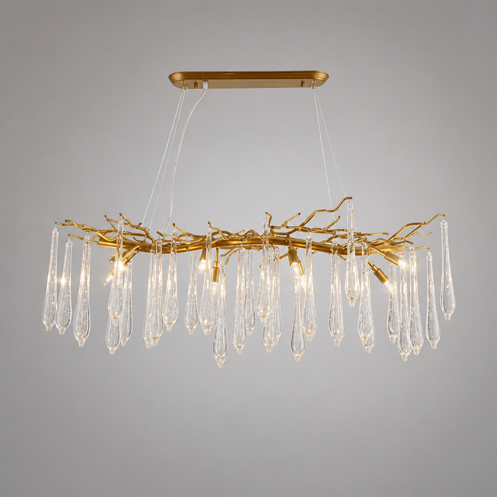 Modern Crystal LED Pendant Light