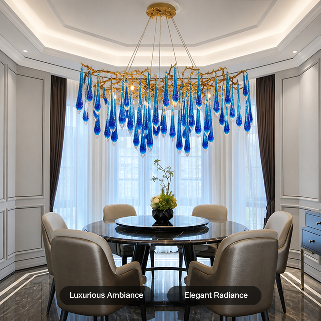 Modern Crystal LED Pendant Light