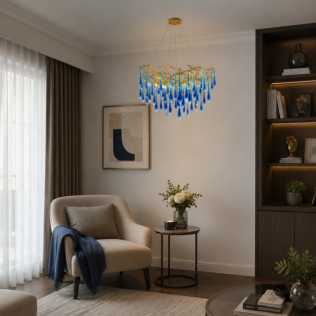 Modern Crystal LED Pendant Light