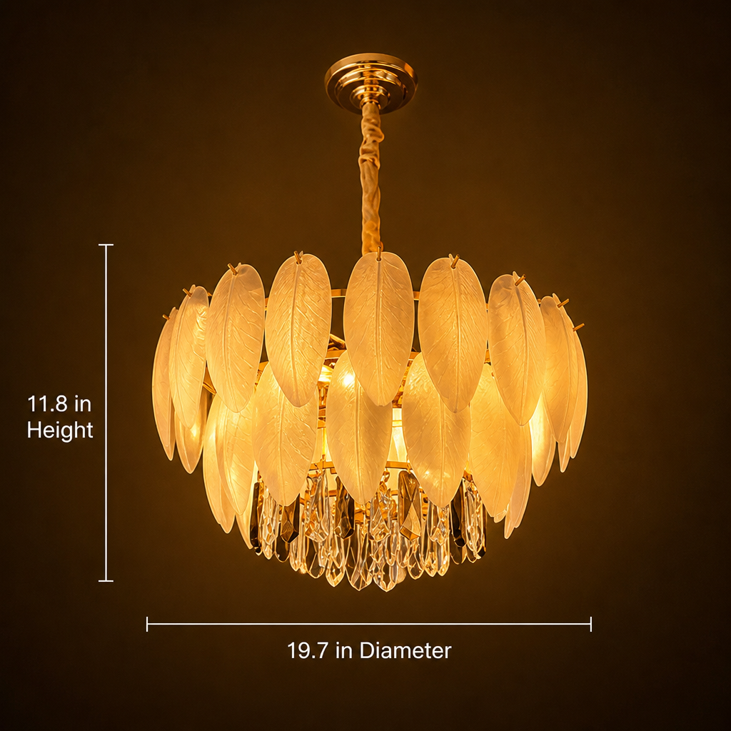 Modern Crystal Round Chandelier