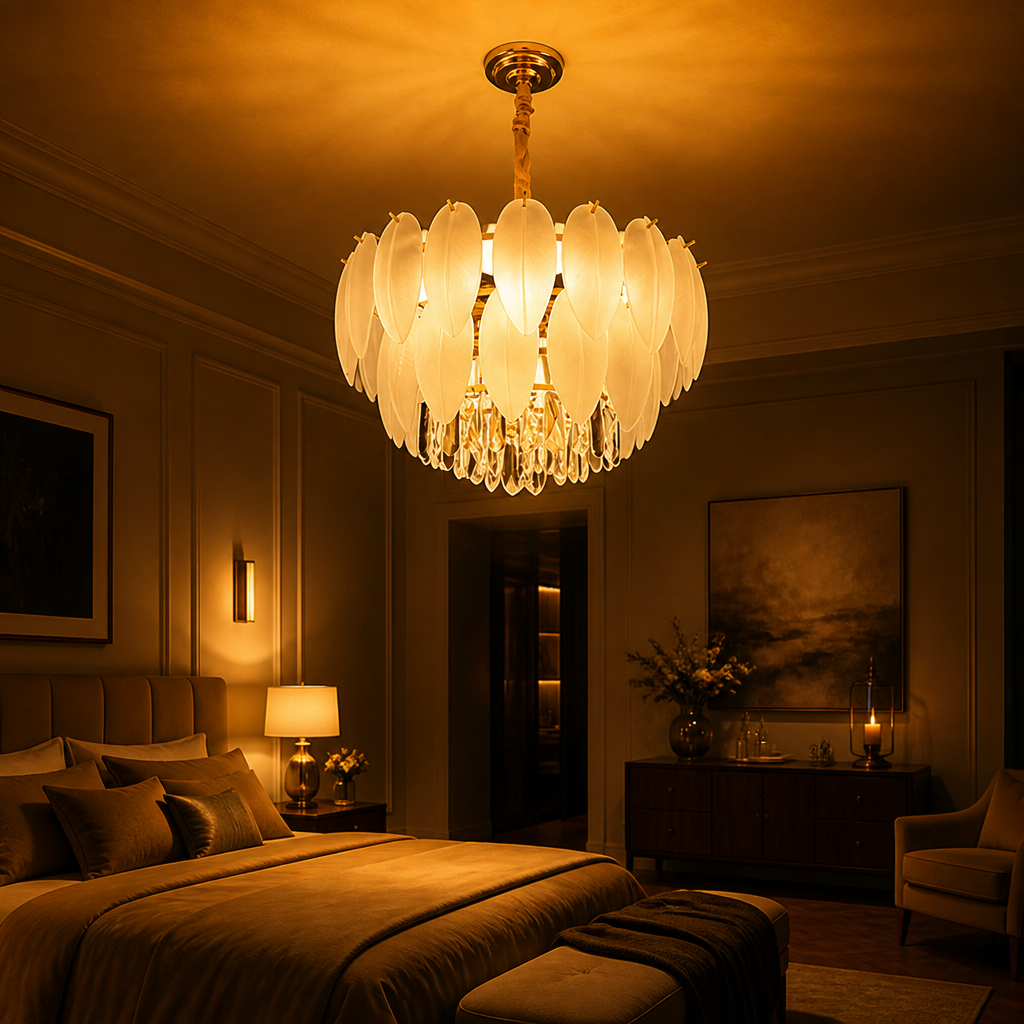 Modern Crystal Round Chandelier