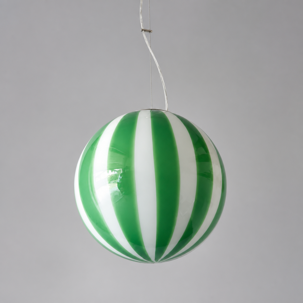 Modern Glass LED Lollipop Ball Pendant Light