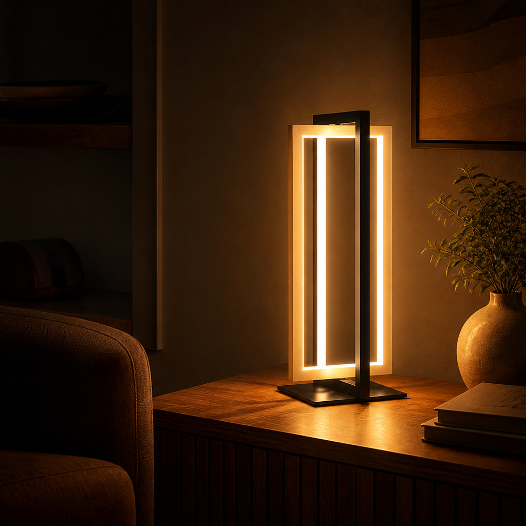 Modern Gold LED Adjustable Desk Lamp