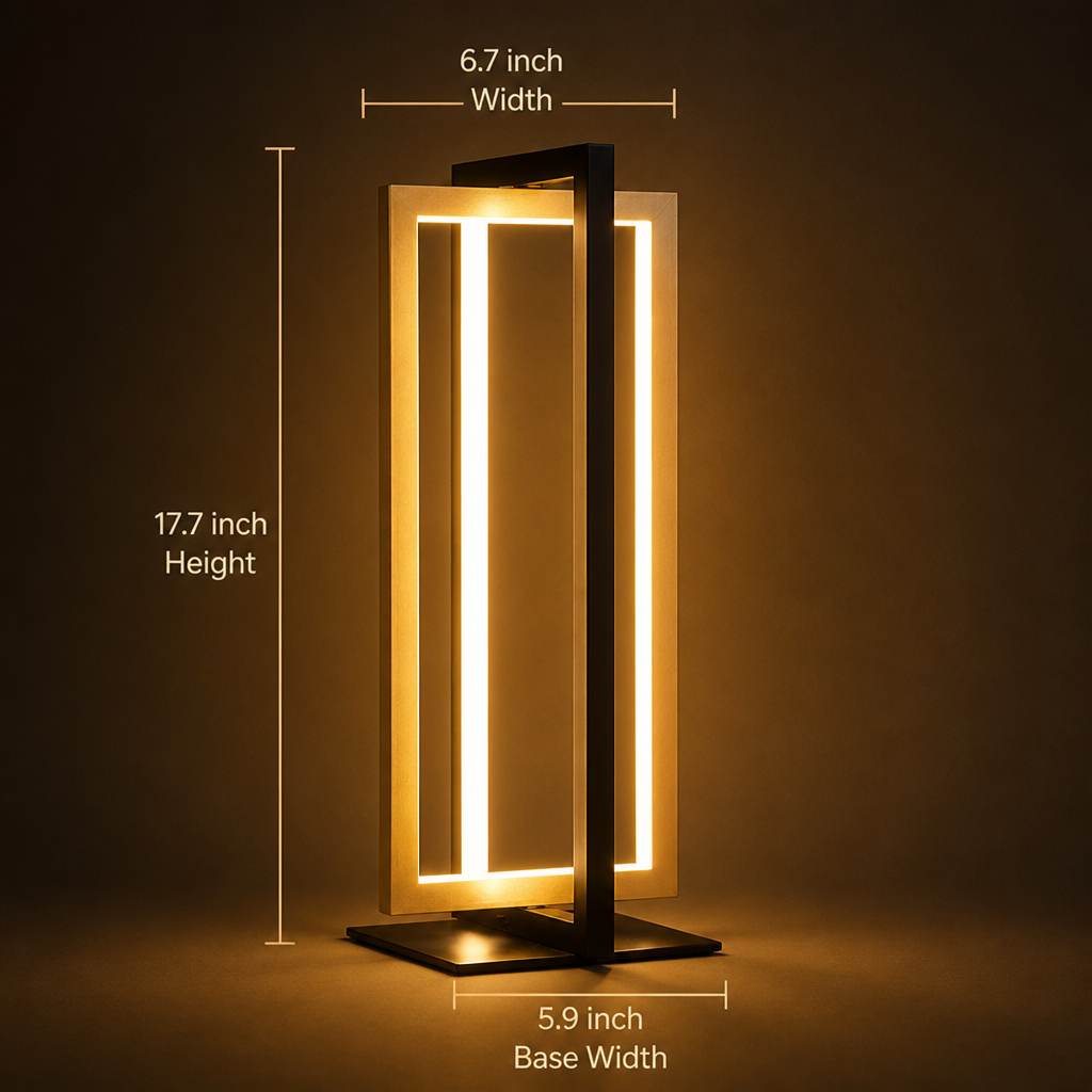 Modern Gold LED Adjustable Desk Lamp