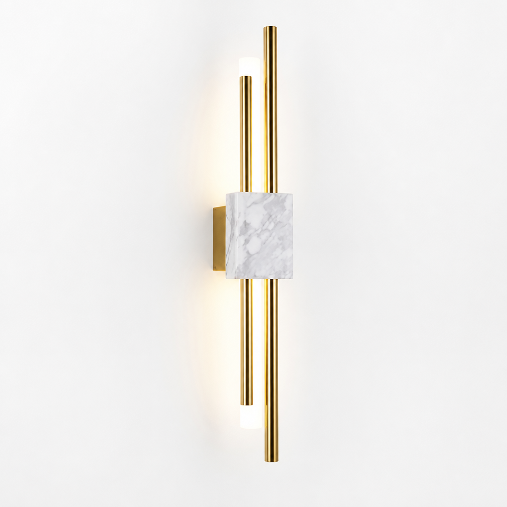 Modern Marble LED Strip Wall Sconce