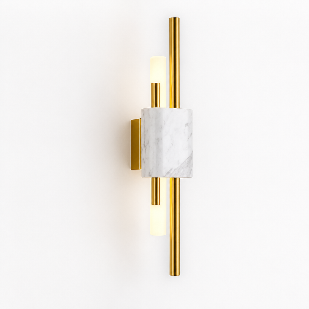 Modern Marble LED Strip Wall Sconce