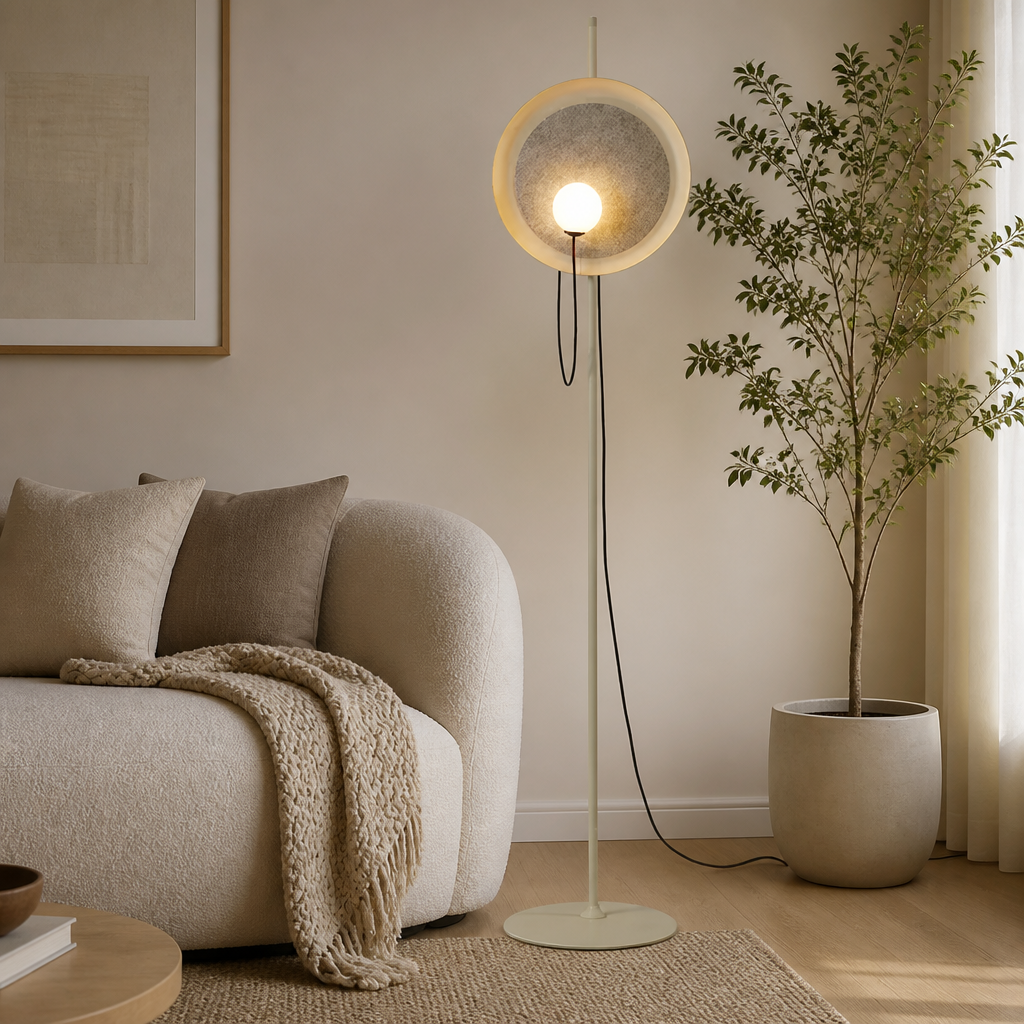 Modern Metal LED Magnetic Adjustable Floor Lamp