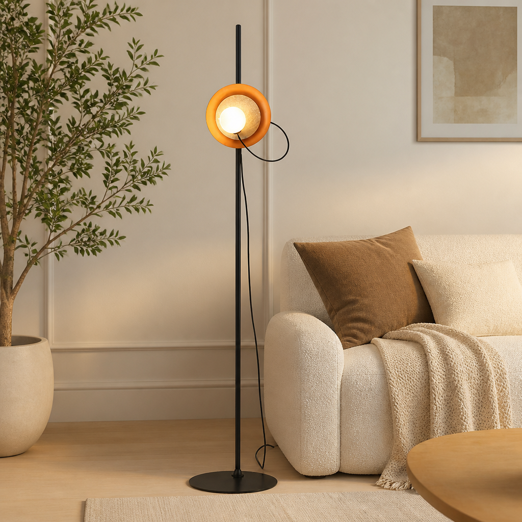 Modern Metal LED Magnetic Adjustable Floor Lamp