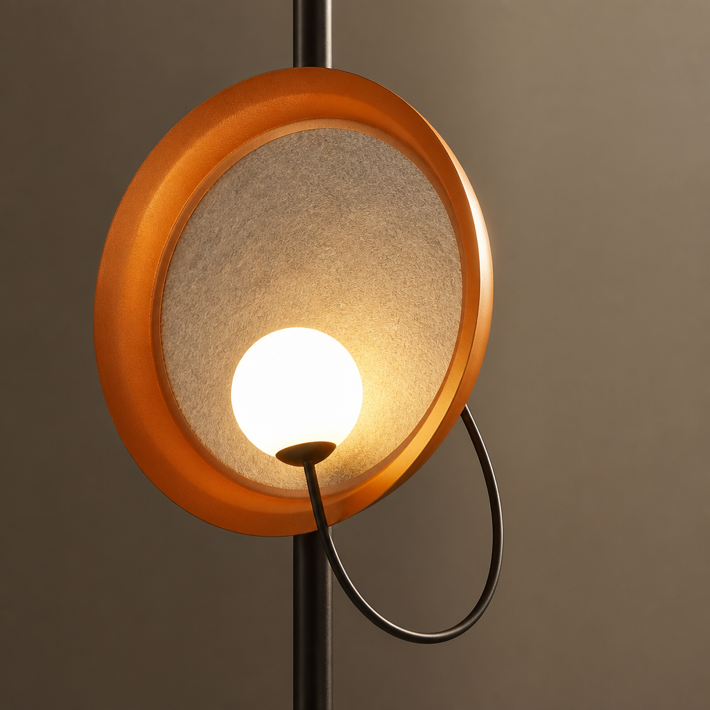 Modern Metal LED Magnetic Adjustable Floor Lamp