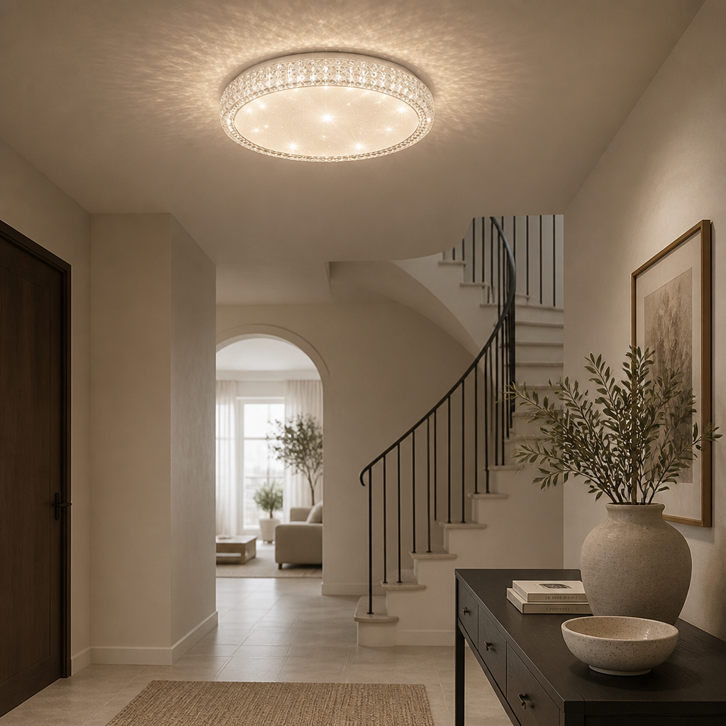 Modern Metal LED Starry Effect Ceiling Light