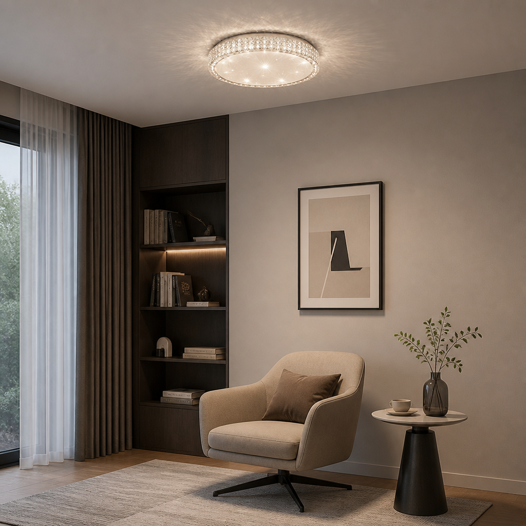 Modern Metal LED Starry Effect Ceiling Light