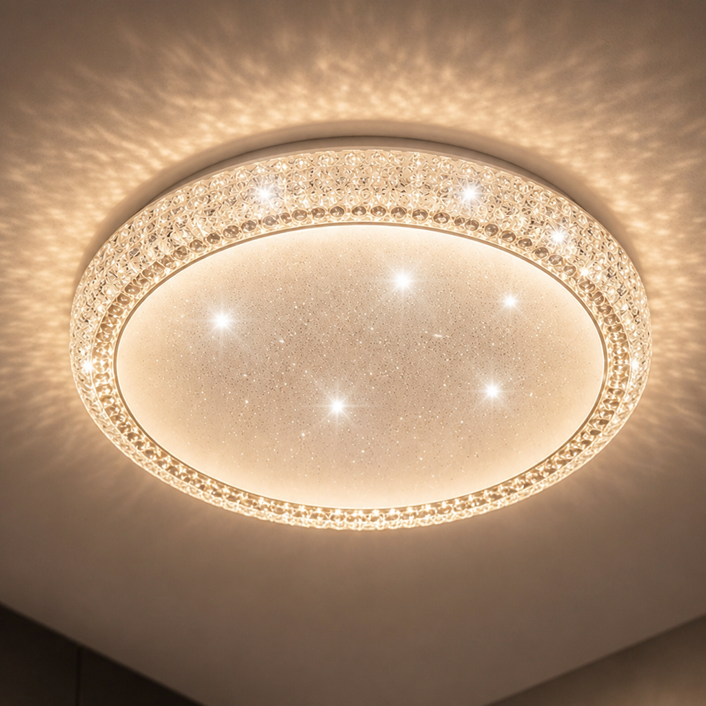 Modern Metal LED Starry Effect Ceiling Light