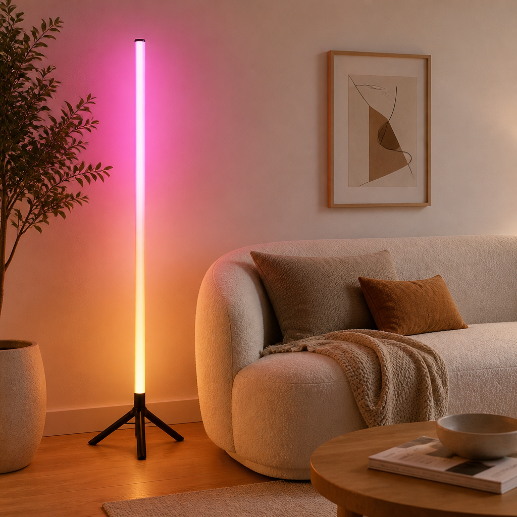Modern RGB LED Starry Projector Floor Lamp