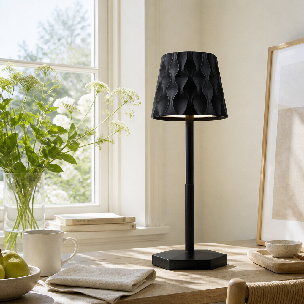 Modern Wavy LED Desk Lamp