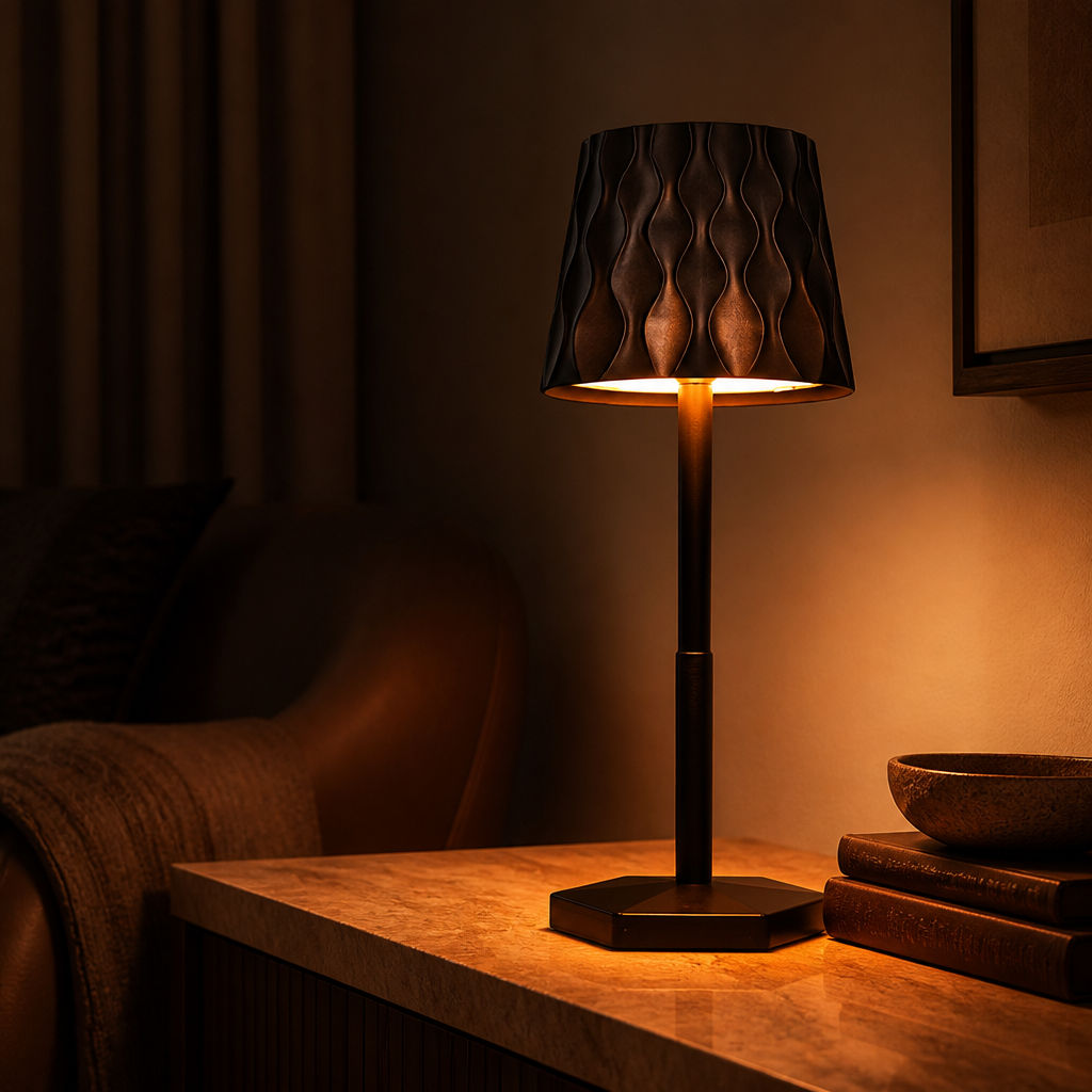Modern Wavy LED Desk Lamp