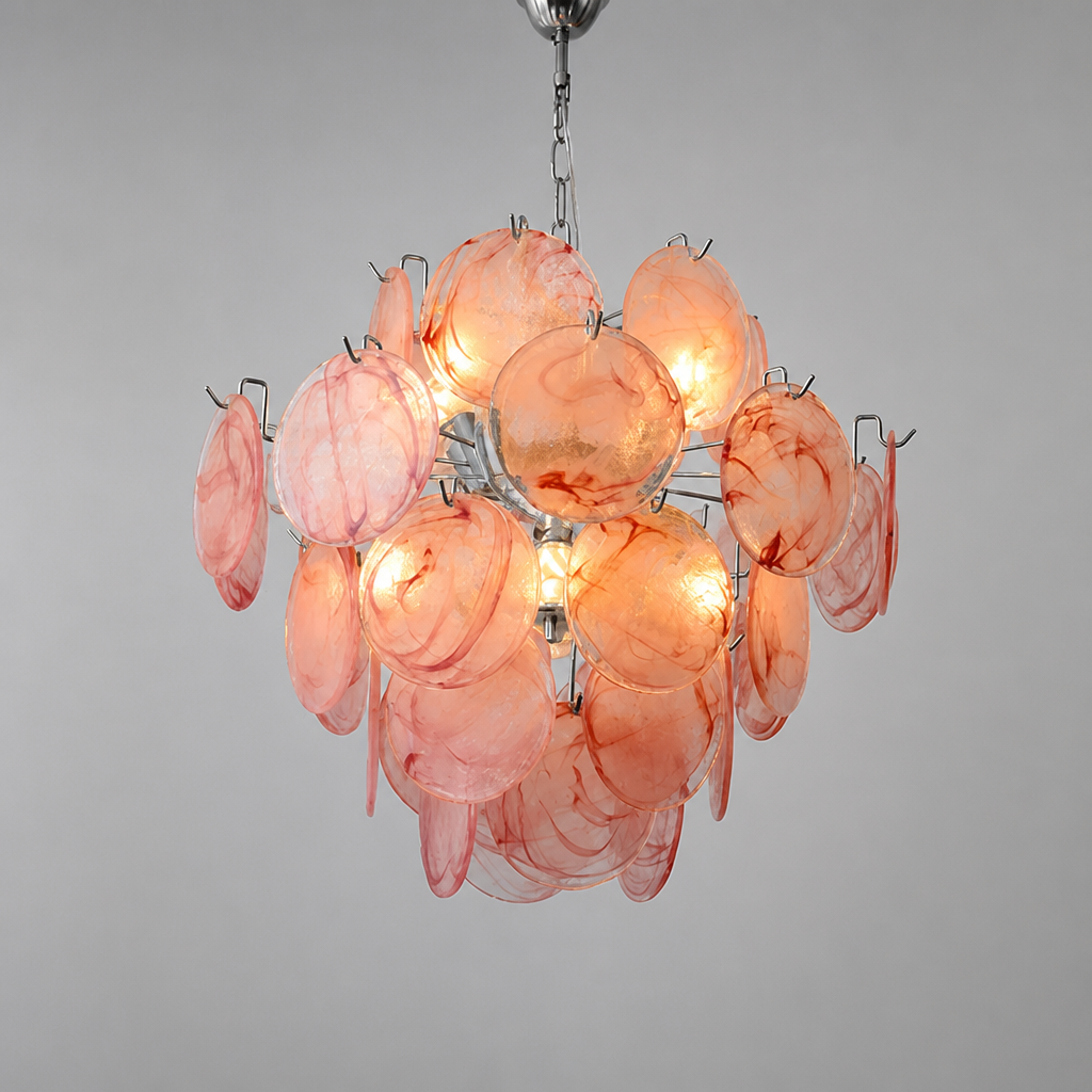 Murano Glass Cloud-Shaped Chandelier