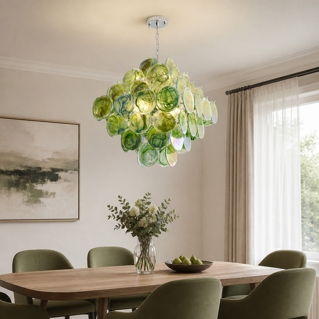 Murano Glass Cloud-Shaped Chandelier