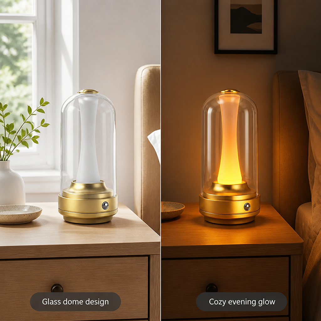 Mushroom Touch Night Light