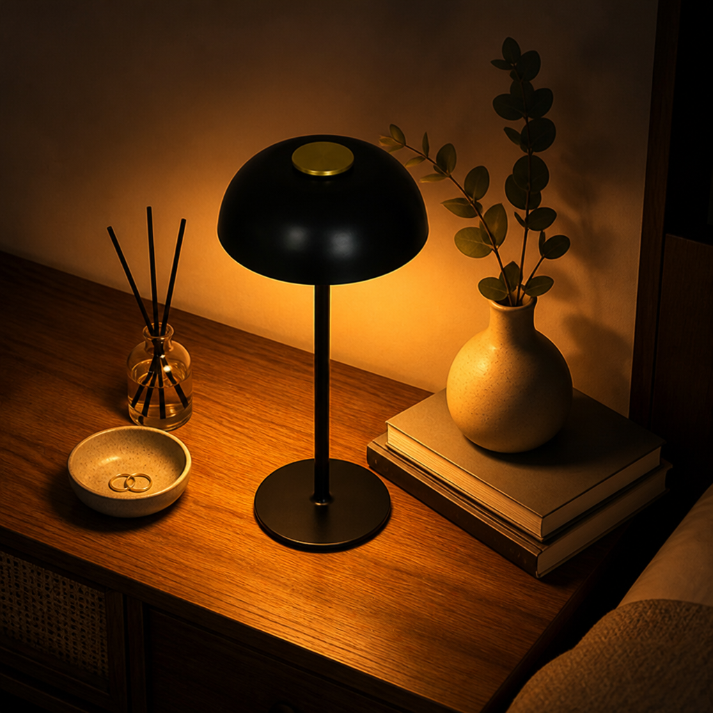 Mushroom Touch Table Lamp